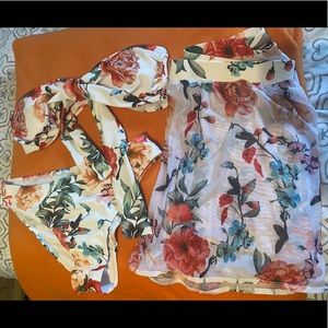 3 piece bathing suit